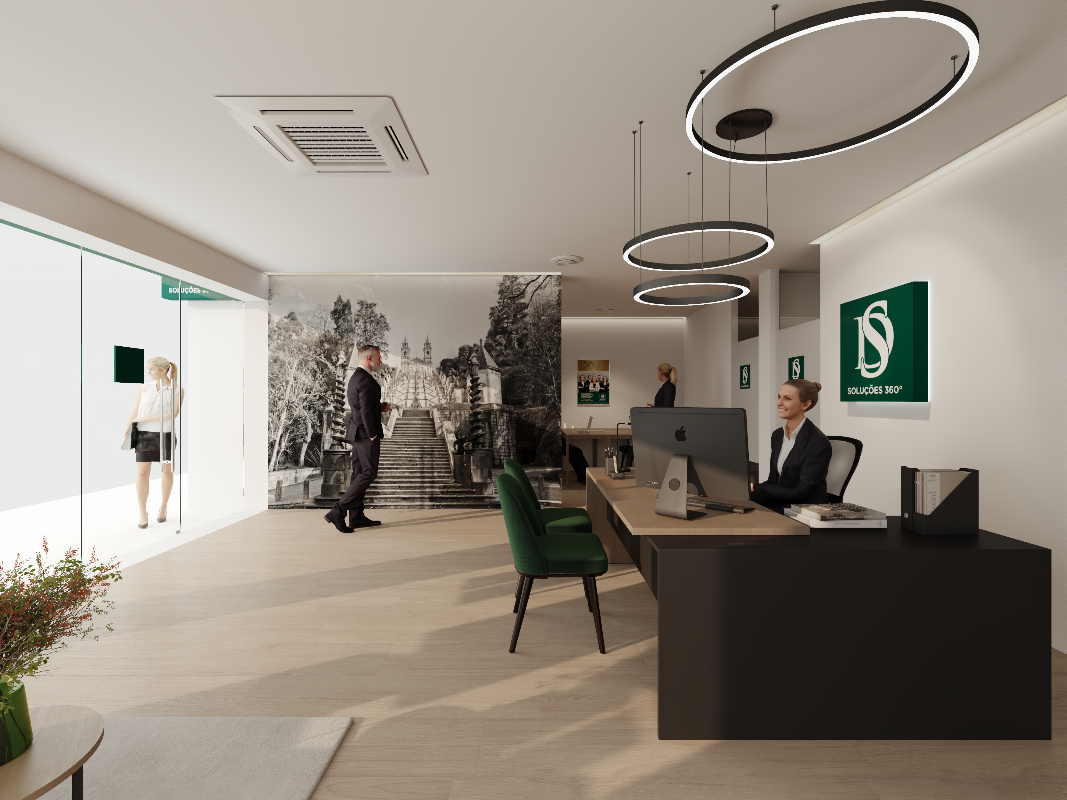 Ilustração de uma loja DS